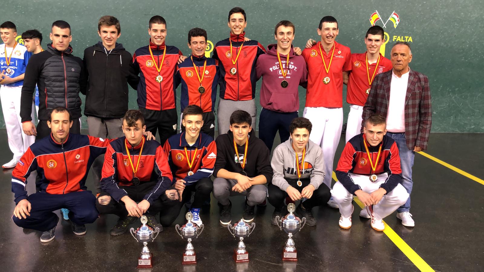 Navarra campeona del Federaciones F36M Juvenil.